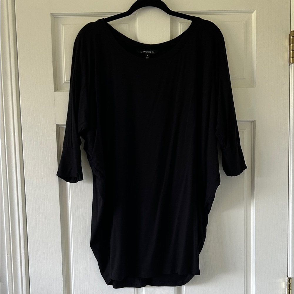41 Hawthorn Black Long Sleeve Women's Top